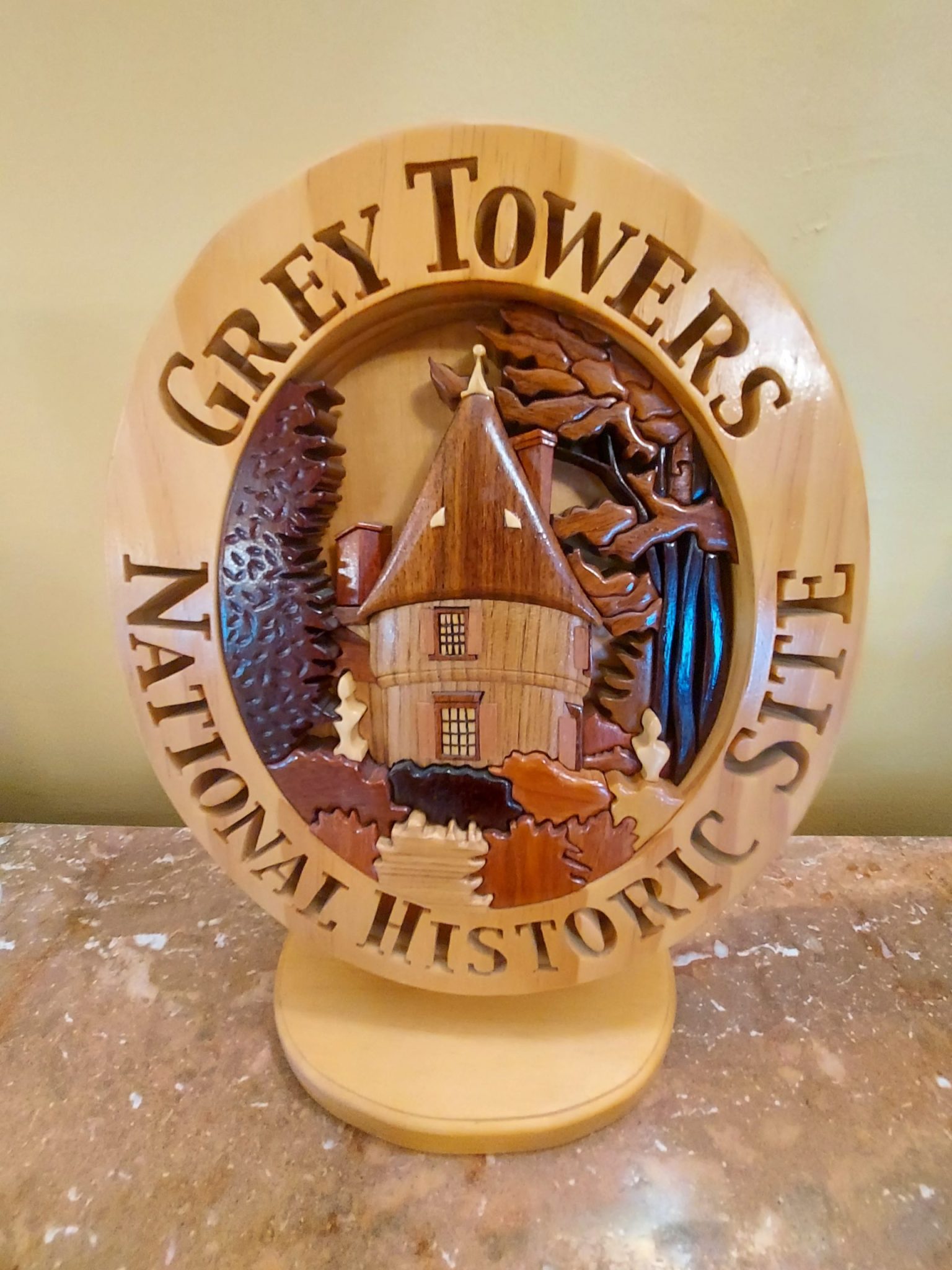 July 2023 Guild Meeting Intarsia by Harlan Bartels Lee's Summit